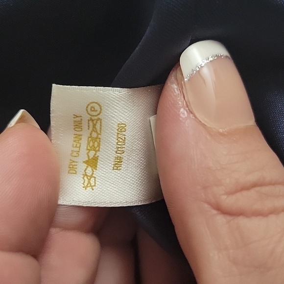 Kate SPADE NEW YORK BOW ACCENTS KNEE LENGTH NAVY & GOLD SKIRT SIZE 2 - Picture 6 of 8